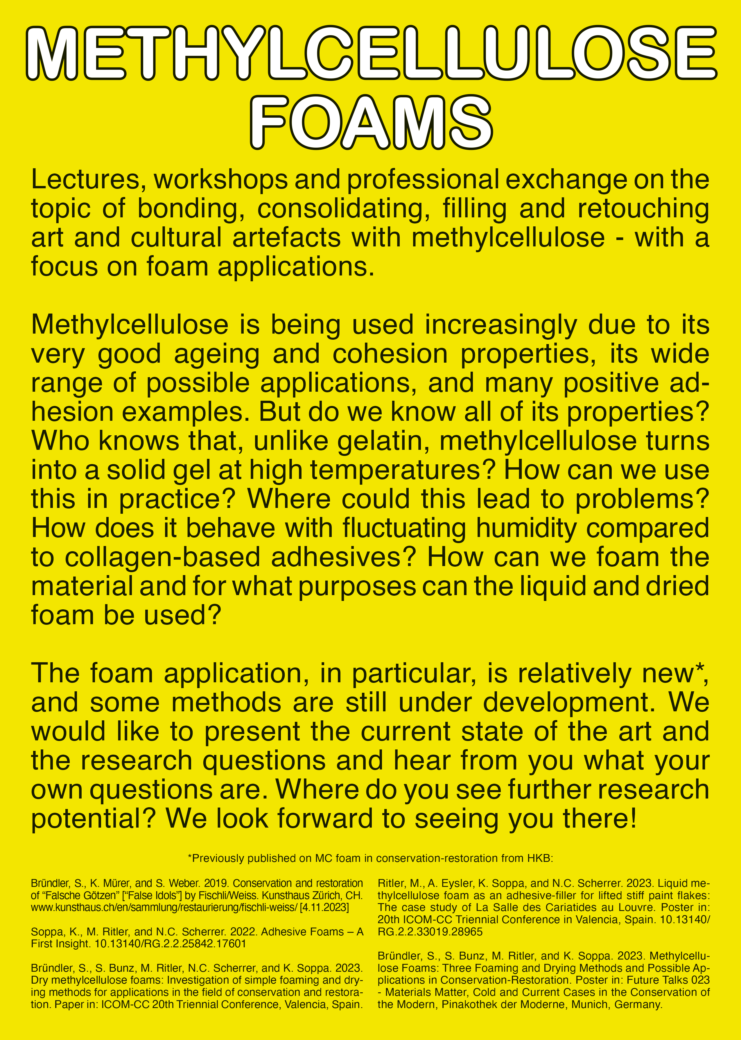 0102 MC FOAM Lectures Workshop 2024 HKB 1